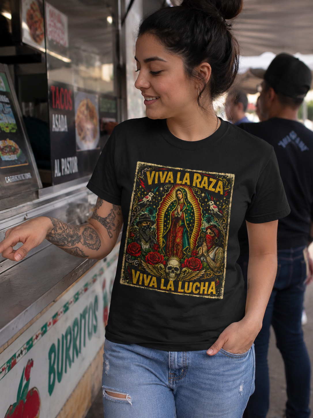 Viva La Raza Lucha T Shirt