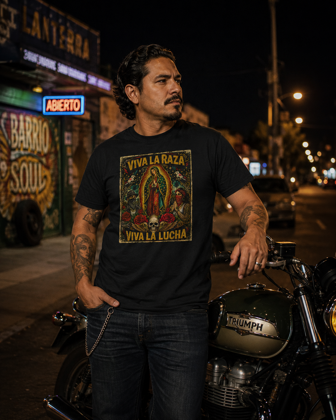 Viva La Raza Lucha T Shirt
