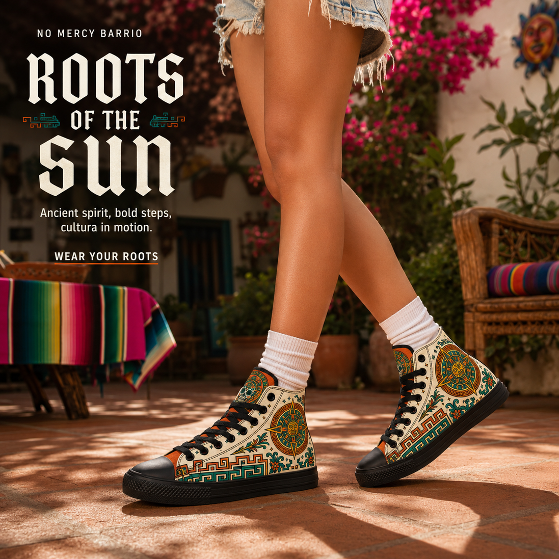 Xiuhpohualli Sunstone High Tops