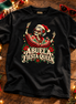 Abuela Fiesta Queen T Shirt Black — Flatlay creative