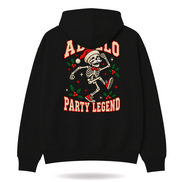 Abuelo Party Legend Hoodie Black — product mockup