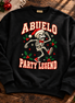 Abuelo Party Legend Sweater Black — Flatlay creative