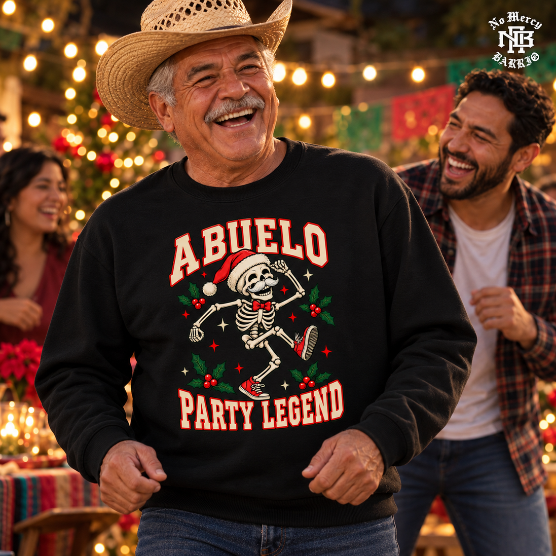 Abuelo Party Legend Sweater Black — Lifestyle creative