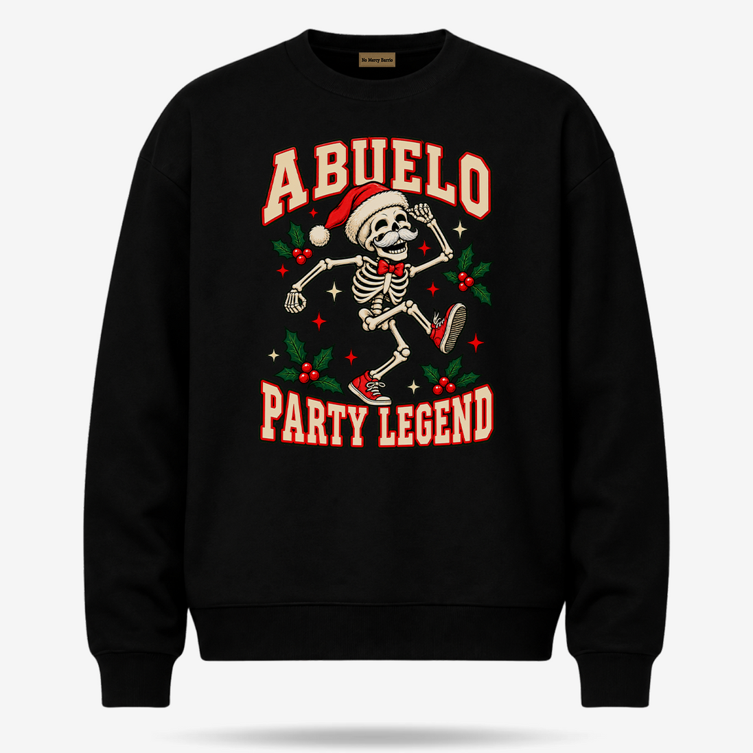 Abuelo Party Legend Sweater Black — product mockup