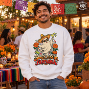 Boozy Fiesta Fantasma Sweater White — Lifestyle creative