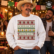 Borracho Navidad Cantina Knit Sweater White — Lifestyle creative