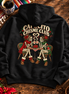 Cafecito Chisme Club Hoodie Black — Flatlay creative