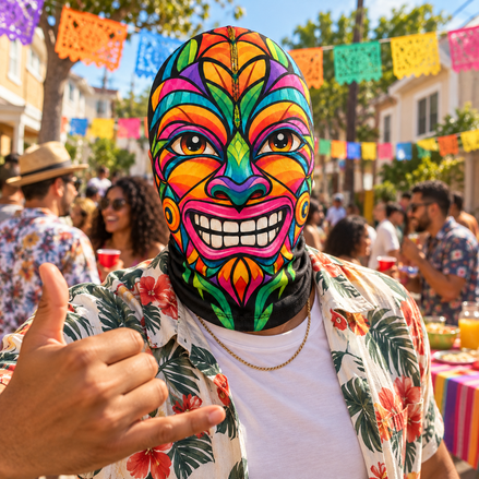 Risa de Colores Balaclava Mask