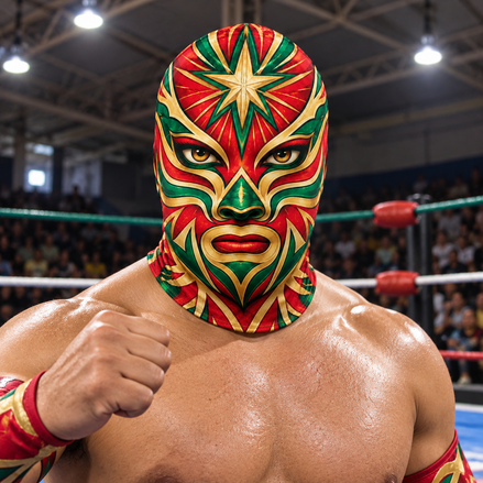 Lucha Estrella Balaclava Mask