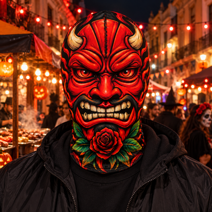 Diablito Rojo Balaclava Mask