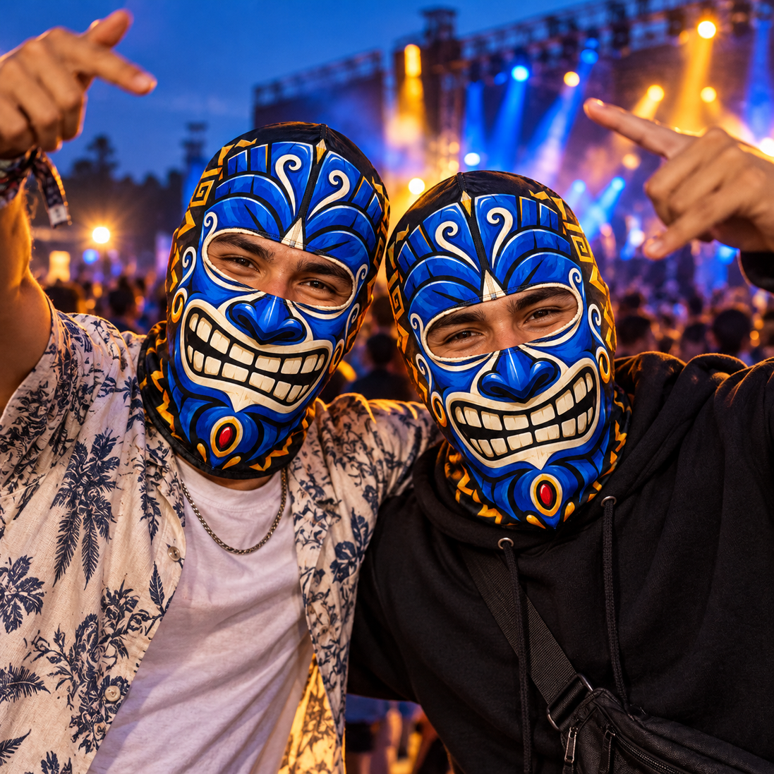 Sonrisa Azul Ski Mask