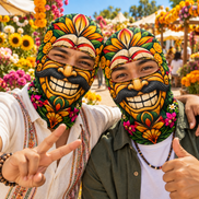 Sol Sonriente Ski Mask