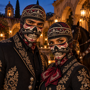 Charro de Medianoche Ski Mask