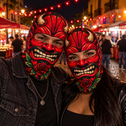 Diablito Rojo Ski Mask