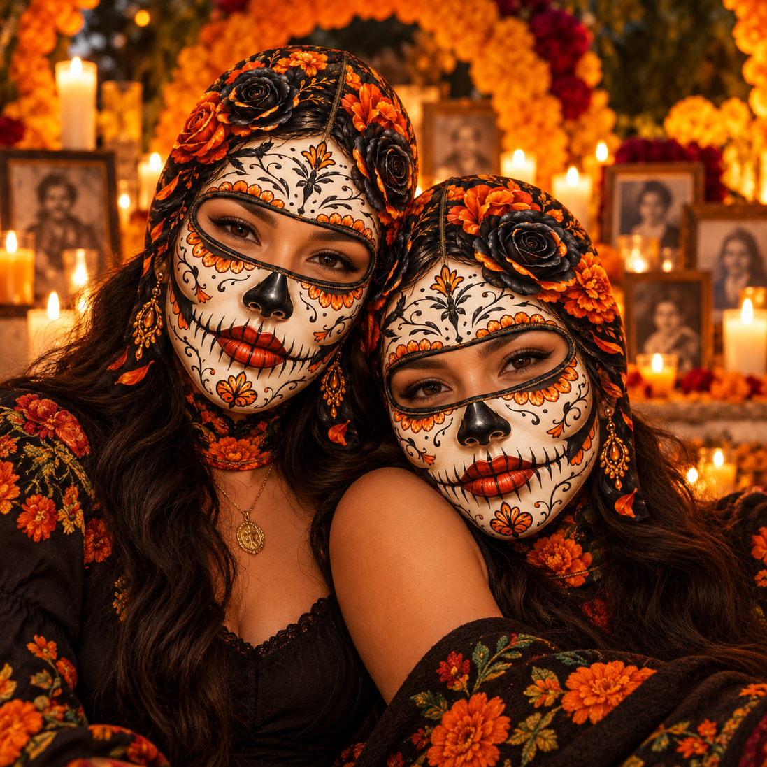 Catrina de Otono Ski Mask