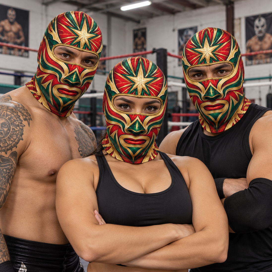 Lucha Estrella Ski Mask