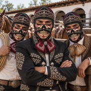 Charro de Medianoche Ski Mask