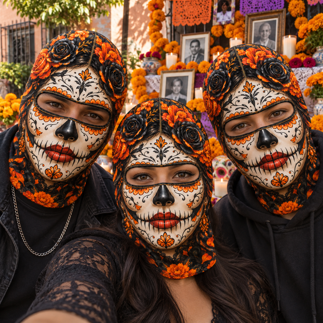 Catrina de Otono Ski Mask