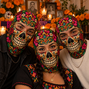 Calavera de Fiesta Ski Mask
