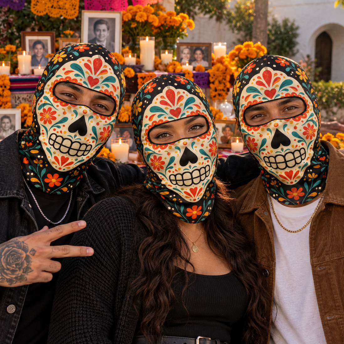 Calaverita Alegre Ski Mask