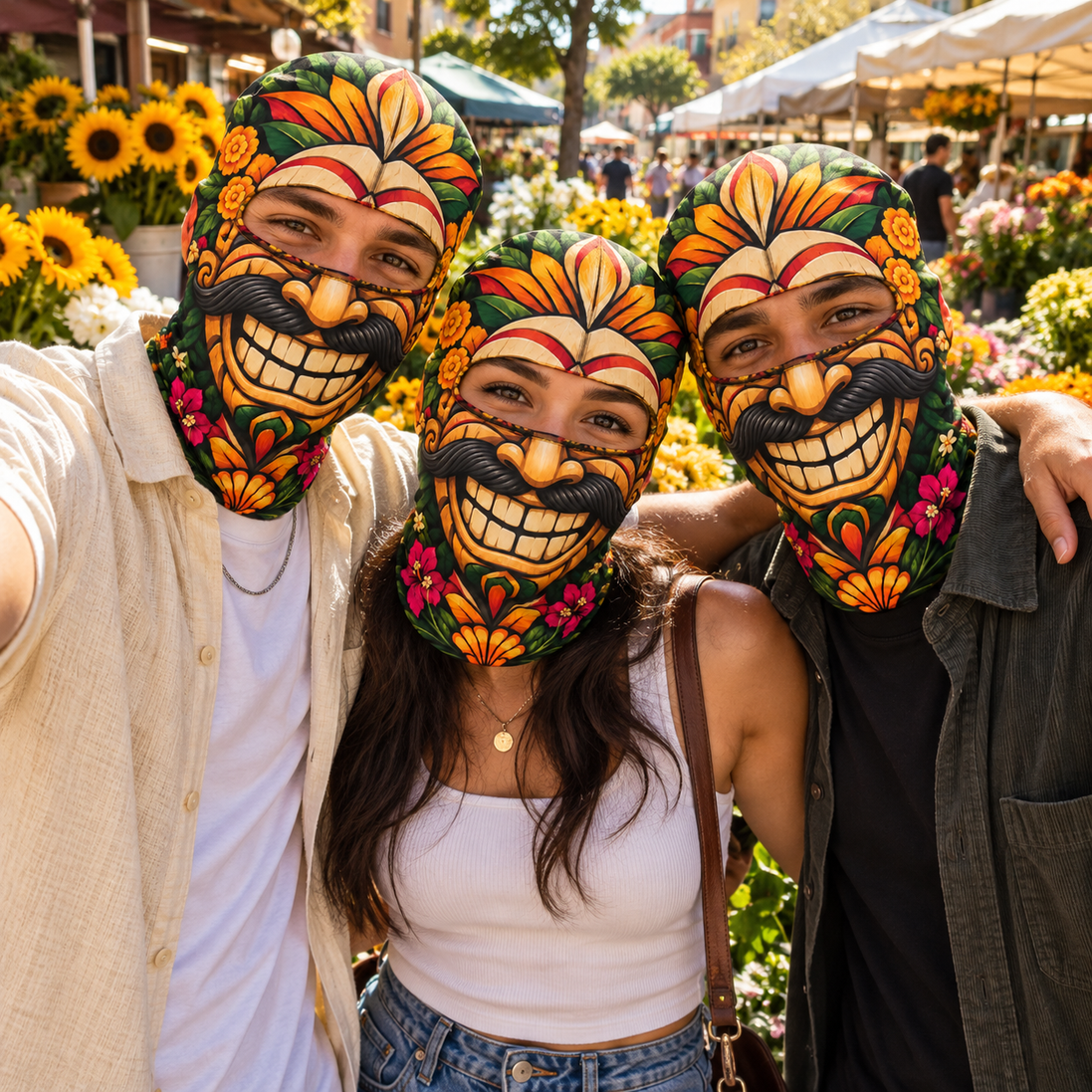 Sol Sonriente Ski Mask