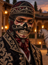 Charro de Medianoche Ski Mask