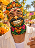 Sol Sonriente Ski Mask