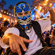 Sonrisa Azul Ski Mask