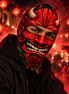 Diablito Rojo Ski Mask
