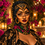 Reina Dorada Ski Mask