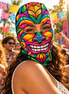 Risa de Colores Ski Mask