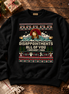 Disappointments All Of You Holy Night Knit Sweater Black — Flatlay creative