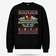 Disappointments All Of You Holy Night Knit Sweater Black — product mockup