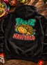 Feliz Navi Taco Cantina Lights Hoodie Black — Flatlay creative