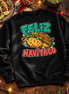 Feliz Navi Taco Cantina Lights Sweater Black — Flatlay creative