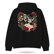 Frankie & La Novia Navidad Hoodie Black — product mockup