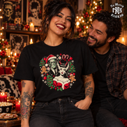 Frankie & La Novia Navidad T Shirt Black — Lifestyle creative