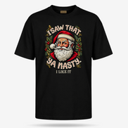 I Saw That Ya Nasty Holly Portrait T Shirt Black — product mockup