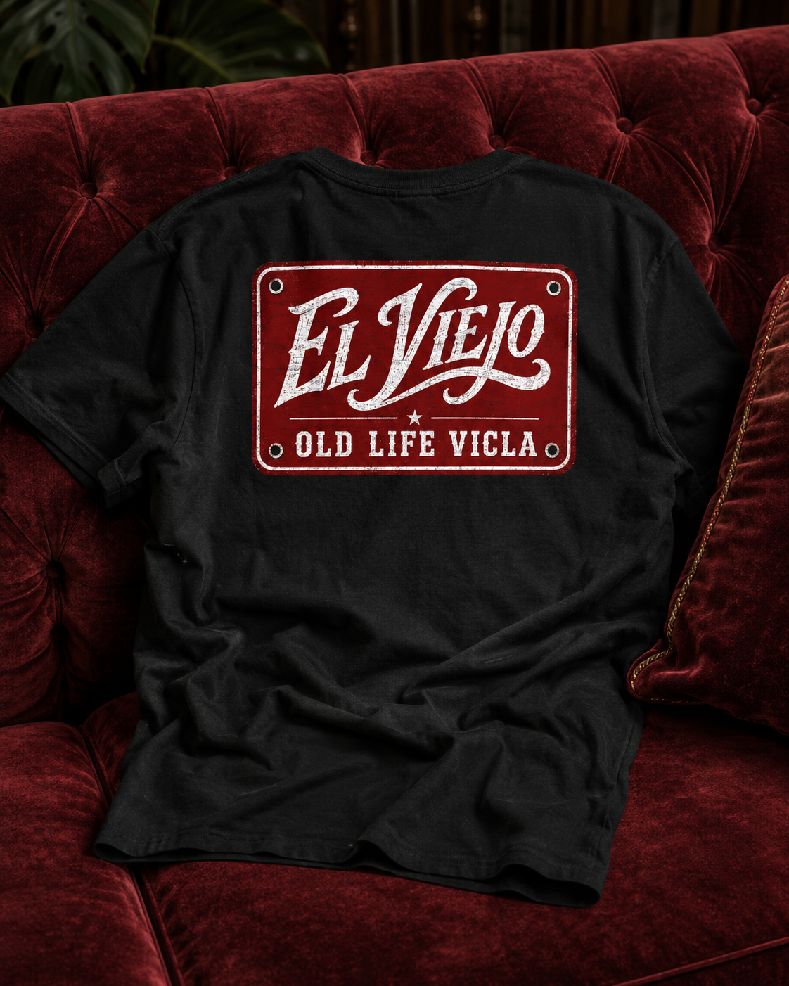 El Viejo Vicla Plate T Shirt