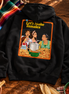 Lets Make Tamales Cocina Edition Hoodie Black — Flatlay creative