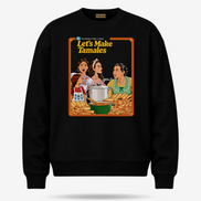 Lets Make Tamales Cocina Edition Sweater Black — product mockup