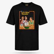 Lets Make Tamales Cocina Edition T Shirt Black — product mockup