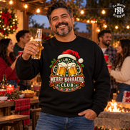Merry Borracho Club Sweater Black — Lifestyle creative