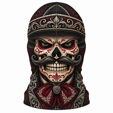 Charro de Medianoche Balaclava Mask