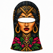 Reina Dorada Ski Mask