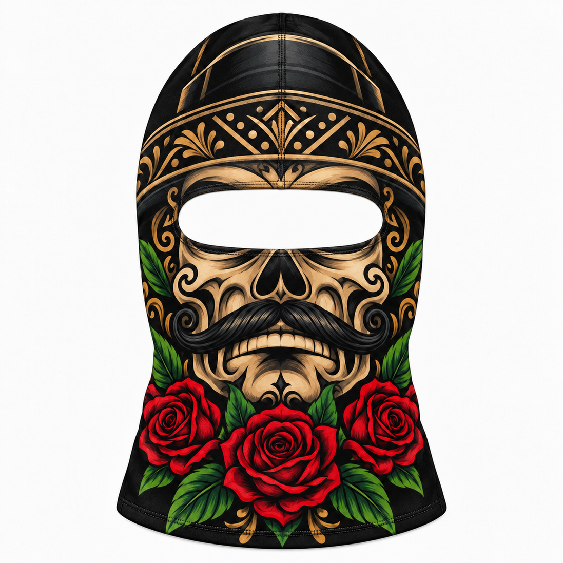Charro de Rosas Ski Mask