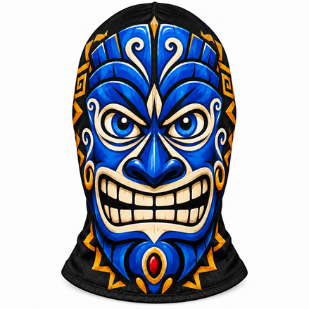 Sonrisa Azul Balaclava Mask