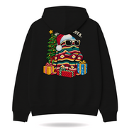 No Me Ghosta Serape Mood Hoodie Black — product mockup