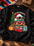 No Me Ghosta Serape Mood Sweater Black — Flatlay creative
