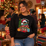 No Me Ghosta Serape Mood Sweater Black — Lifestyle creative